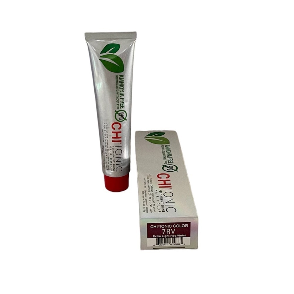 CHI Ionic Permanent Shine Hair Color 7RV Extra Light Red Violet 3 oz